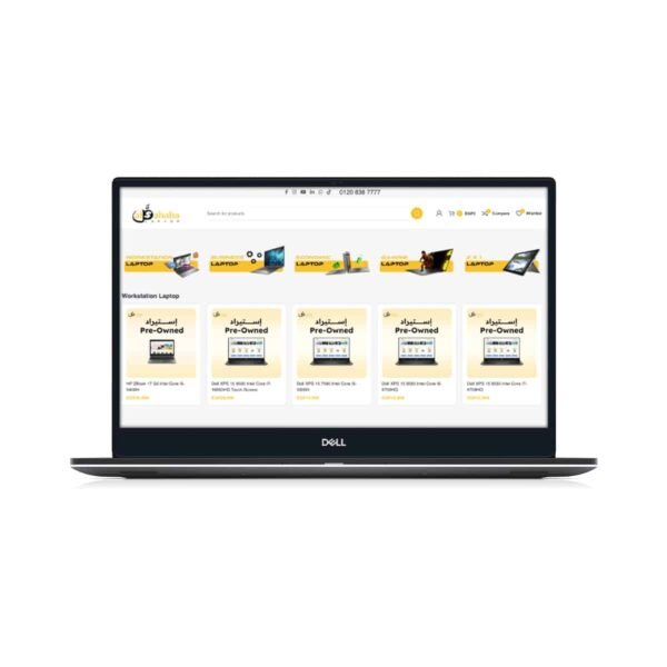 ديل بريسيشن 5540 انتل كور I7-9850H نفيديا كوادرو T1000 4 جيجا 15.6 بوصة 4K شاشة تعمل باللمس
