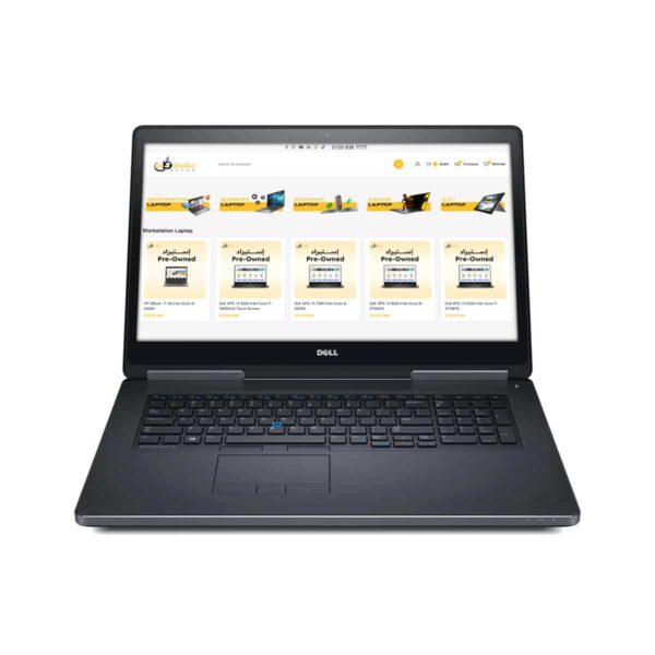 ديل بريسيشن 7720 انتل كور I7-7820HQ نفيديا كوادرو P3000 6 جيجا 17.3 بوصة فل اتش دي